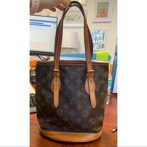 LOUIS VUITTON MONOGRAM BUCKET PM SHOULDER BAG
